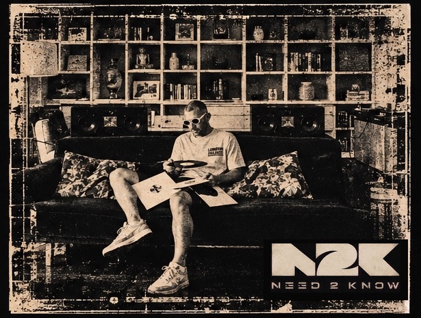 Need 2 Know in the studio with vinyl records